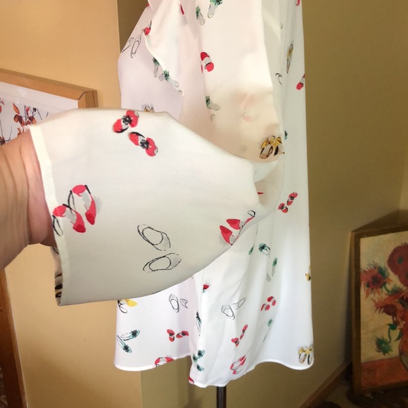 VAN HEUSEN size XXL SHOEGAL Graphic Shoes Heels Graphic Print Ruffle $64 NEW - Picture 14 of 16